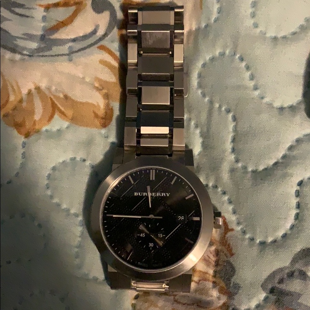 Burberry Silver Watch BU9901